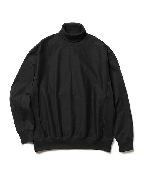 MR.OLIVE / 20/2 HIGH GAUGE JERSEY / SIDE RIB TURTLE NECK SHIRT ミスターオリーブ/20番手ハイゲージジャージー/サイドリブタートルネックシャツ